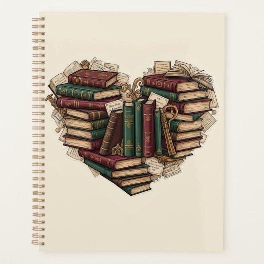 Book Heart Planner Planer (Vorderseite)