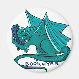 Book Hug Bookwyrm Magnet