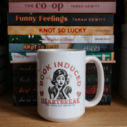 Book Induced Heartbreak Tasse