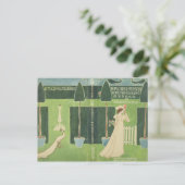 Book Jacket Design "A Floral Fantasy in a Old Postkarte (Stehend Vorderseite)
