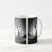 Book Kitty Greets the Morning Coffee Tasse (VorderseiteRechts)