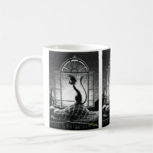Book Kitty Greets the Morning Coffee Tasse