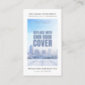 Book Launch Release Book Cover Promotional Author Visitenkarte (Vorderseite)