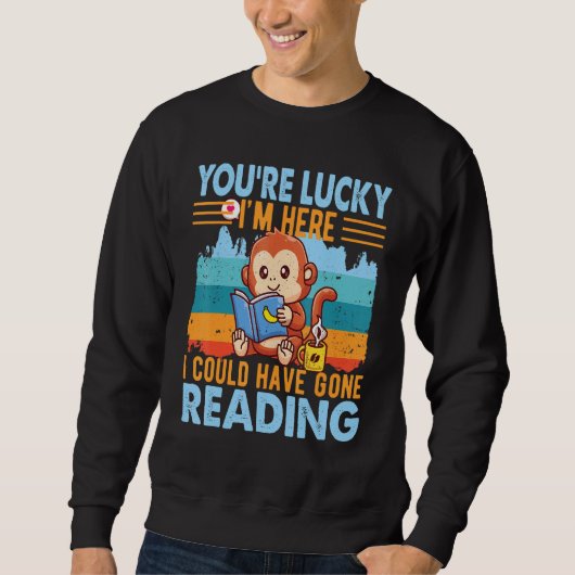 Book Library Librarian Book Reading Book Reader Sweatshirt (Vorderseite)