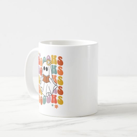 Book Love Ghost Kaffeetasse (Vorderseite Links)