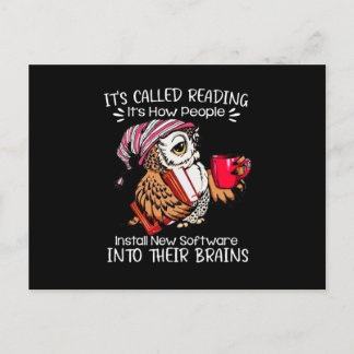 Book Lover Ankündigungspostkarte