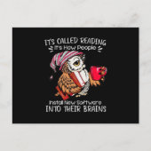 Book Lover Ankündigungspostkarte (Vorderseite)