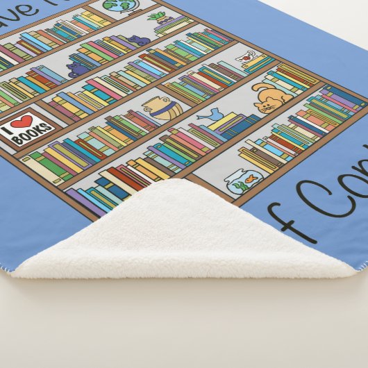 Book Lover Blanket Sherpadecke (3/4)