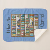Book Lover Blanket Sherpadecke (Vorderseite (Horizontal))