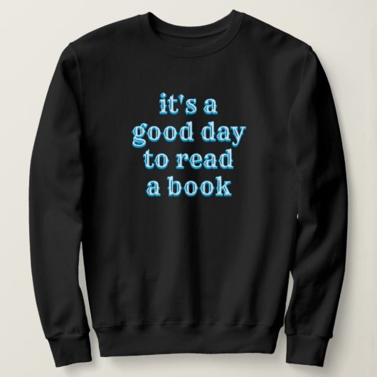 Book Lover Book Stack Sweatshirt (Design vorne)