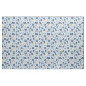 Book Lover Bookworm Blue Books and Reading Glasses Stoff (Fat Quarter (45,7 x 55,9 cm))