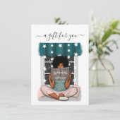 Book Lover Christmas Geschenkgutschein (Stehend Vorderseite)