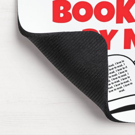 Book Lover Computer Programmer Mousepad (Ecke)