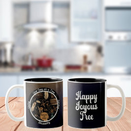 Book Lover - Custom Sobriety Gift Zweifarbige Tasse