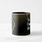 Book Lover - Custom Sobriety Gift Zweifarbige Tasse (Mittel)