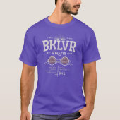 Book Lover Definition BKLVR Lila T-Shirt (Vorderseite)