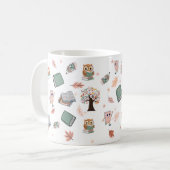 Book Lover Design 11oz Kaffeetasse (Vorderseite Links)