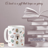 Book Lover Design 11oz Kaffeetasse