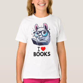 Book Lover Geschenkidee I Love Books für Lese Fans T-Shirt