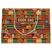 Book Lover Gift Bag Große Geschenktüte (Vorderseite)