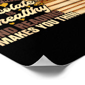 Book Lover Gift Reading Gift Sweet Chocolate Lover Poster (Ecke)