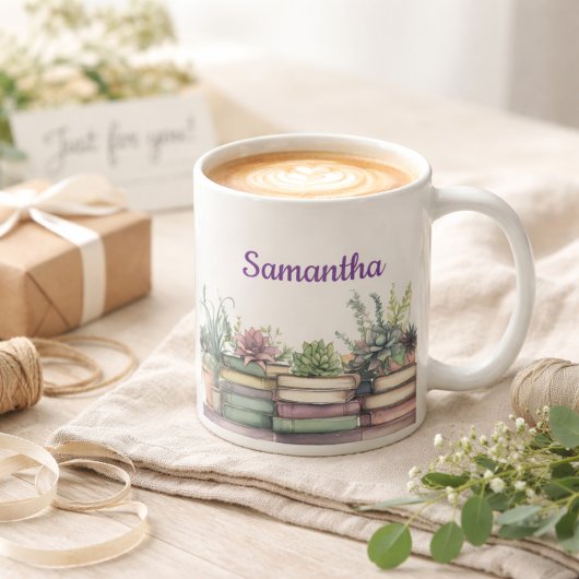 Book Lover Gift Reading Nook Personalized Kaffeetasse