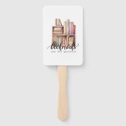 Book Lover Hand Fan Fächer (Rückseite)