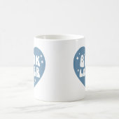 Book Lover Heart Kaffeetasse (Mittel)