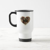 Book Lover Heart Mug Reisebecher (Links)