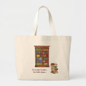 Book Lover Jumbo Tote Bag | 2-seitige Gestaltung Jumbo Stoffbeutel (Vorne)