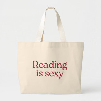 Book Lover Jumbo Tote Bag | Lesen ist sexy Stoffbeutel