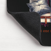 Book Lover, Just One More Chapter Funny Gift Men, Mousepad (Ecke)