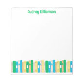 Book lover librarian name notizblock (Vorderseite)