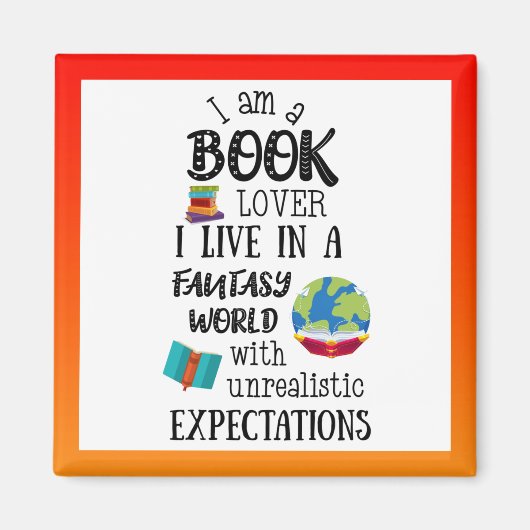 Book Lover Magnet (Vorne)