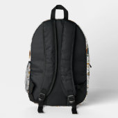 Book Lover Pattern Back To School Backpack Bedruckter Rucksack (Rückseite)