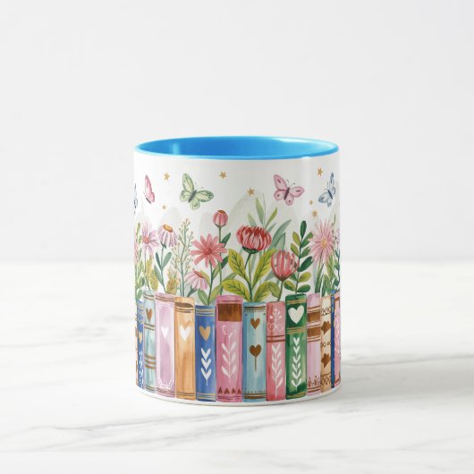 Book Lover Personalized Wrap Tasse (Zentrum)