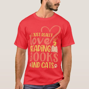 Book Lover Quote Cat Lover Puebbuch Lesen Tet De T-Shirt