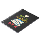 Book Lover - Tea Books Happy Notizblock (Linke Seite)