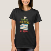 Book Lover - Tea Books Happy T-Shirt (Vorderseite)