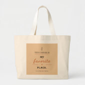 Book Lover Tote Bag  Jumbo Stoffbeutel (Vorne)