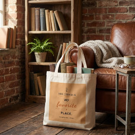 Book Lover Tote Bag  Jumbo Stoffbeutel