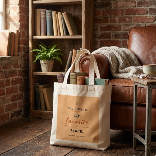 Book Lover Tote Bag  Jumbo Stoffbeutel