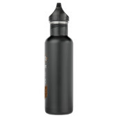 Book Lover Zero Chill Black Water Bottle Edelstahlflasche (Rechts)