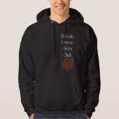 Book Lover Zero Chill Funny Reading Quote Hoodie (Vorderseite)