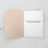 Book Lovers BirthdayFolded Grußkarte Karte (Innenseite)