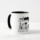 Book Lover's Booktrovert Funny Saying Tasse (Vorderseite Links)