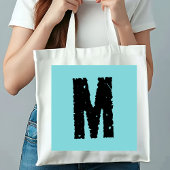 Book Lover's Eat Sleep Read Repeat Monogram Tragetasche