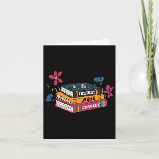 Book Lovers Fantasy Drama Tragedy Subtle 8647 Trum Karte (Vorderseite)
