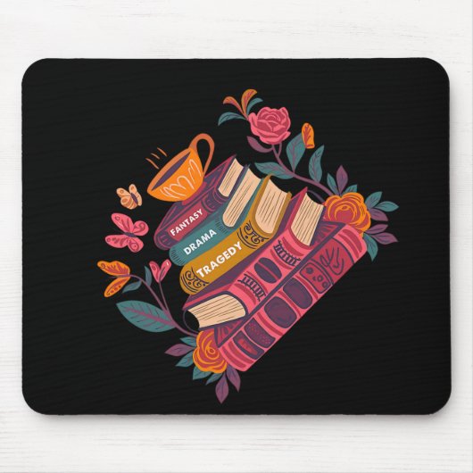 Book Lovers Fantasy Drama Tragedy Subtle 8647 Trum Mousepad (Vorne)