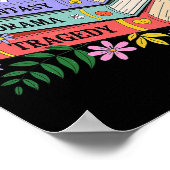 Book Lovers Fantasy Drama Tragedy Subtle 8647 Trum Poster (Ecke)